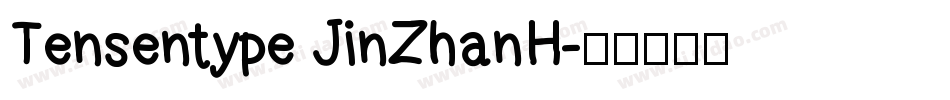 Tensentype JinZhanH字体转换